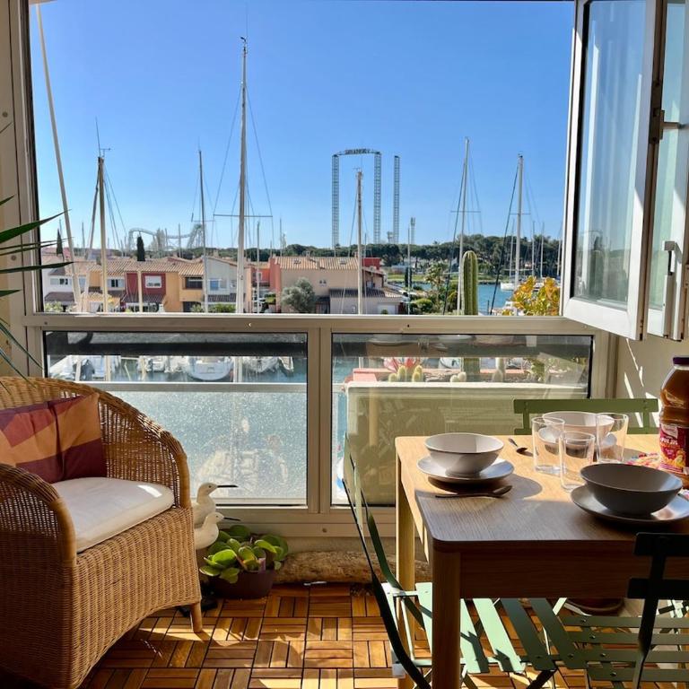 Studio Douceur du Cap Vue port Marinas, parking - Apartamento de 1 dormitorio - 21