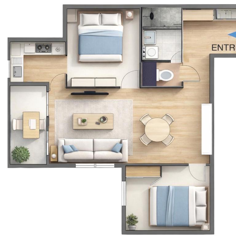 Le refuge Marin - Mer, Piscine, tennis & Loisirs à 2 pas - Apartment mit 2 Schlafzimmern - 16