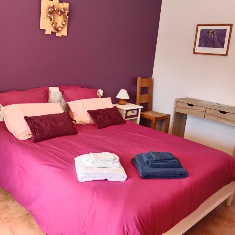 la Farigoulette - Chambre Double avec Terrasse - 9