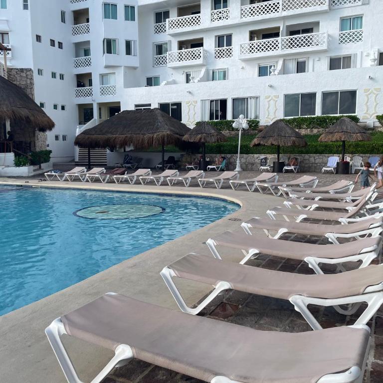 Cancun Beach Escape vista al mar ideal para family - One-Bedroom Apartment - 5
