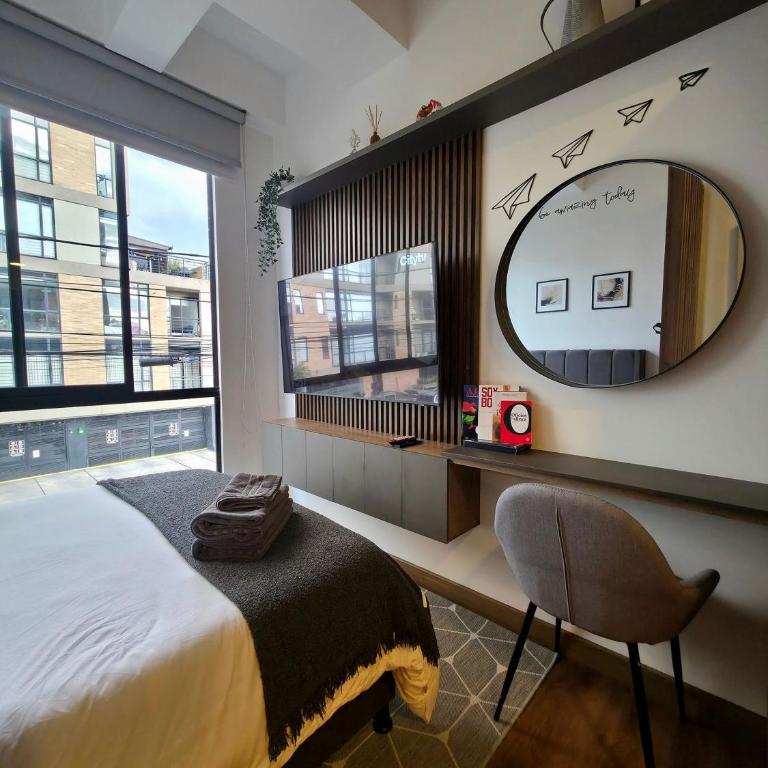 AH/Executivo/Confortable Loft,La Castellana Bogota - Apartamento Deluxe de 1 dormitorio - 7