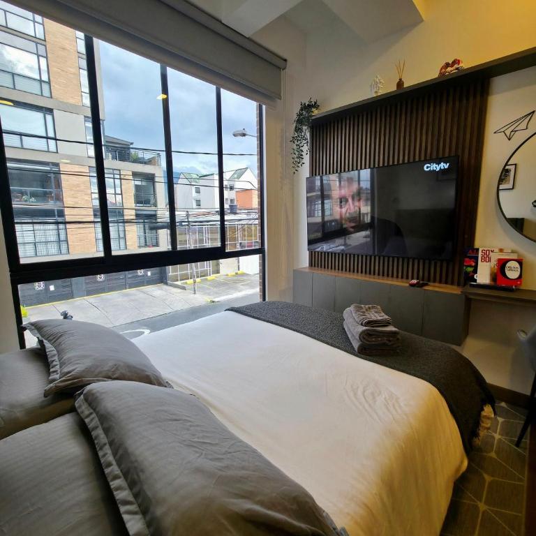 AH/Executivo/Confortable Loft,La Castellana Bogota - Apartamento Deluxe de 1 dormitorio - 5
