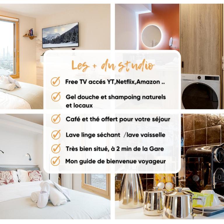 Le Léman-Charmant Studio- Près de Genève - Apartment mit 1 Schlafzimmer - 3