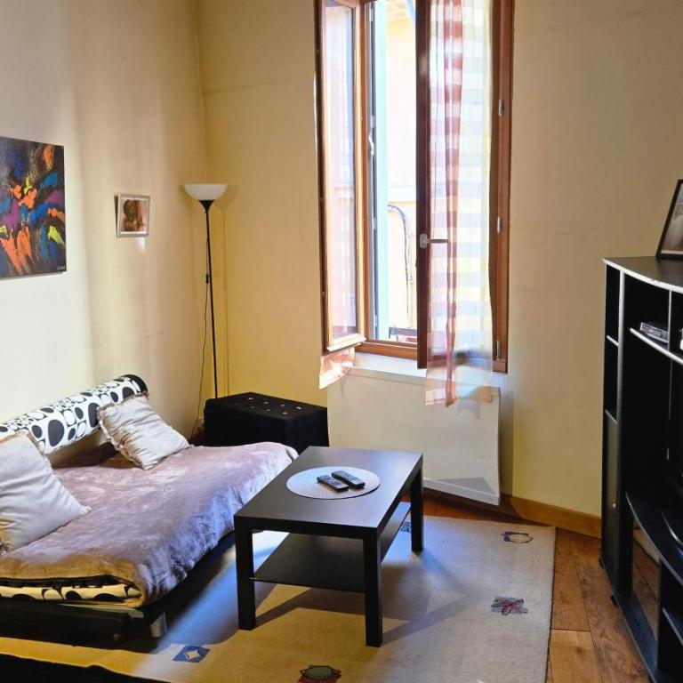 Appartement cosy et silencieux avec salon & chambre & mezzanine - 3 couchages - en plein centre historique et proche transports - Apartment - 3
