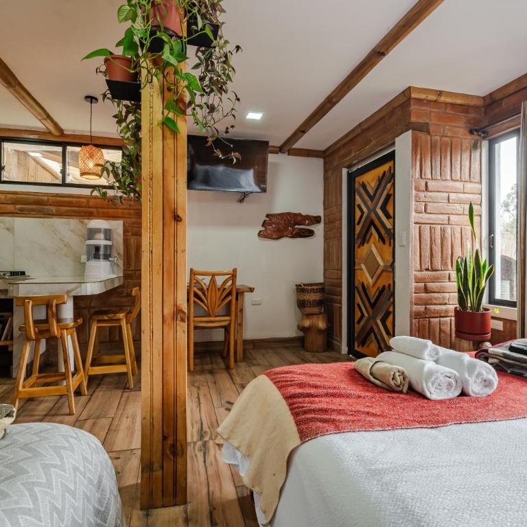 Watzara Wasi Studios en Cotacachi - Studio Apartment - 8