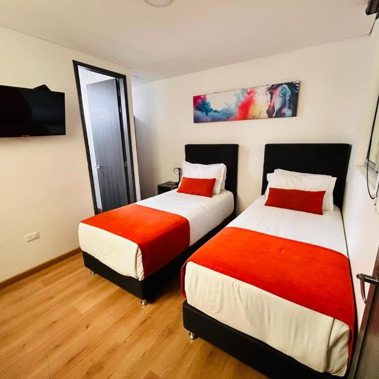 Hotel Portal de los Andes - Habitación Doble - 2 camas - 7