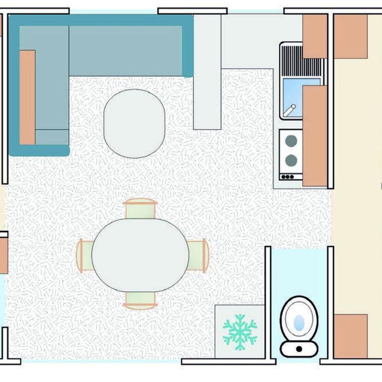 Mobil home avec clim - 6 pers. - API-1-52-2208 - Mobile Home - 14