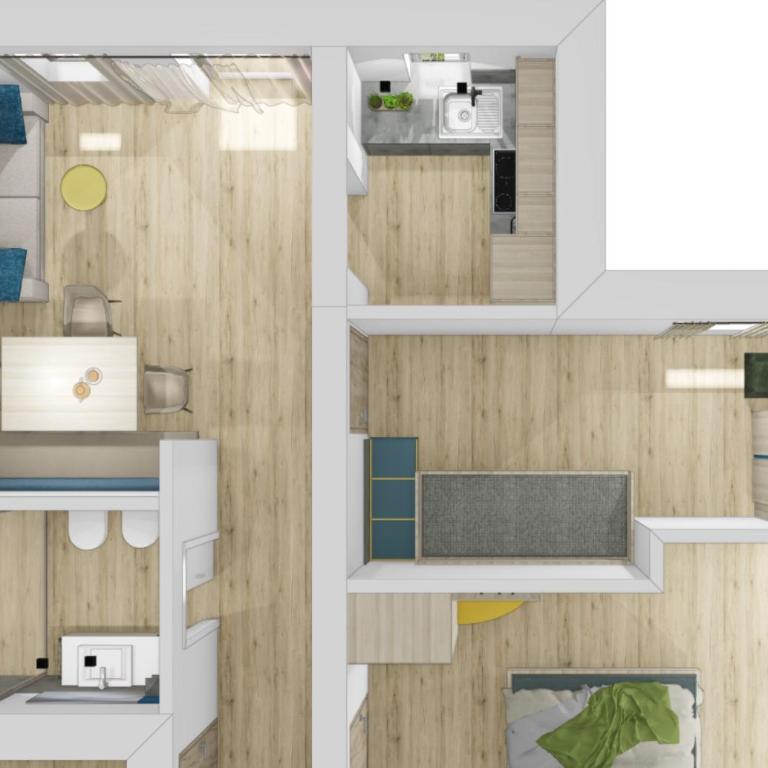 Hotel Lengsteinerhof - Appartamento con 2 Camere da Letto e Balcone - 15