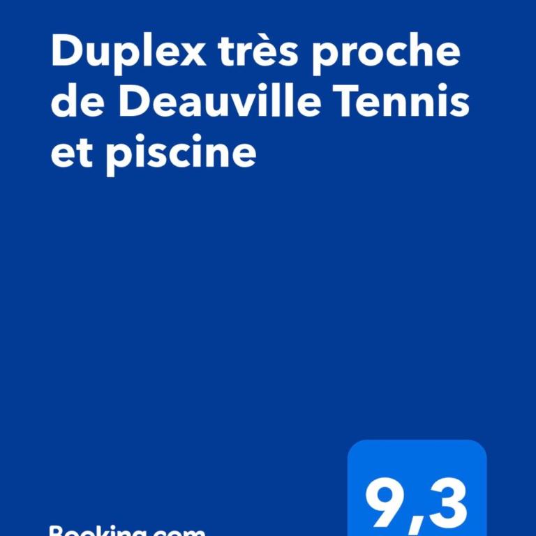 Duplex très proche de Deauville Tennis et piscine - Apartment mit 2 Schlafzimmern und Aussicht - 3