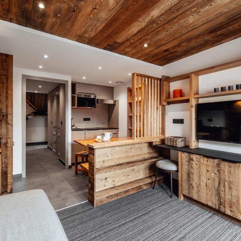 Alliey & Spa Piscine Appart-hôtel Serre chevalier - Appart-hôtel sous Velux 5/6 Personnes - Accès Gratuit au Spa de 300 m² - 4