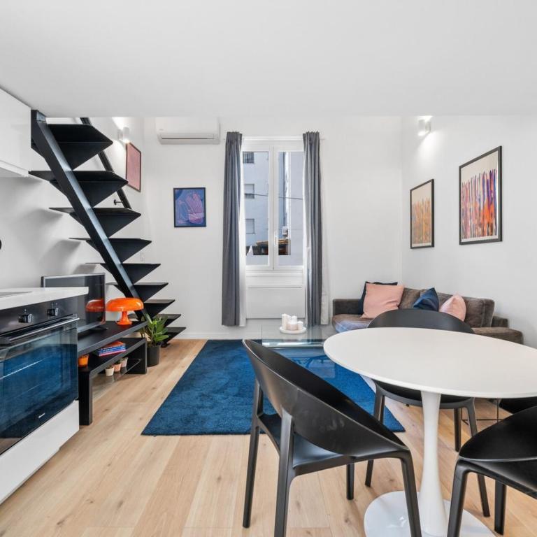 Stunning Duplex with Terrace – Port of Nice / AC - Appartement 1 Chambre avec Balcon - 1