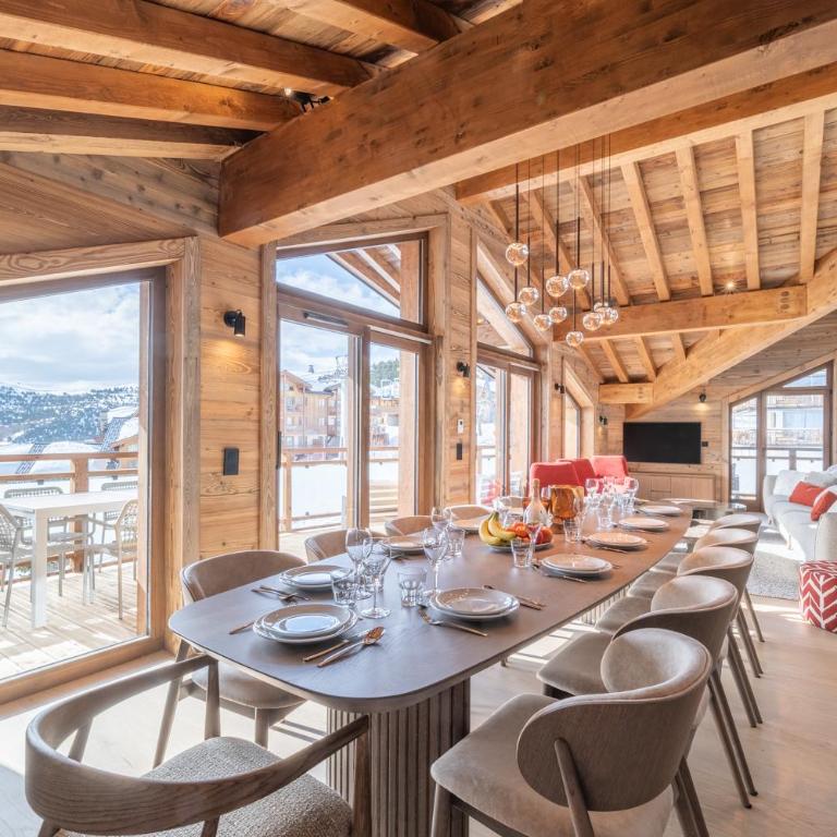 Alpe d'Huez Houses - Fabuleux Penthouse 1860 Pied du Signal, 6 chambres pour 12 pers - Appartamento Attico - 1