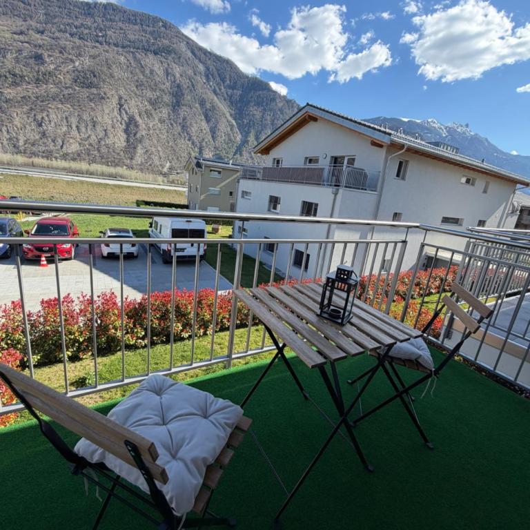 Appartement Vue Montagne Vignoble Cosy Valais - Apartment mit 1 Schlafzimmer - 5