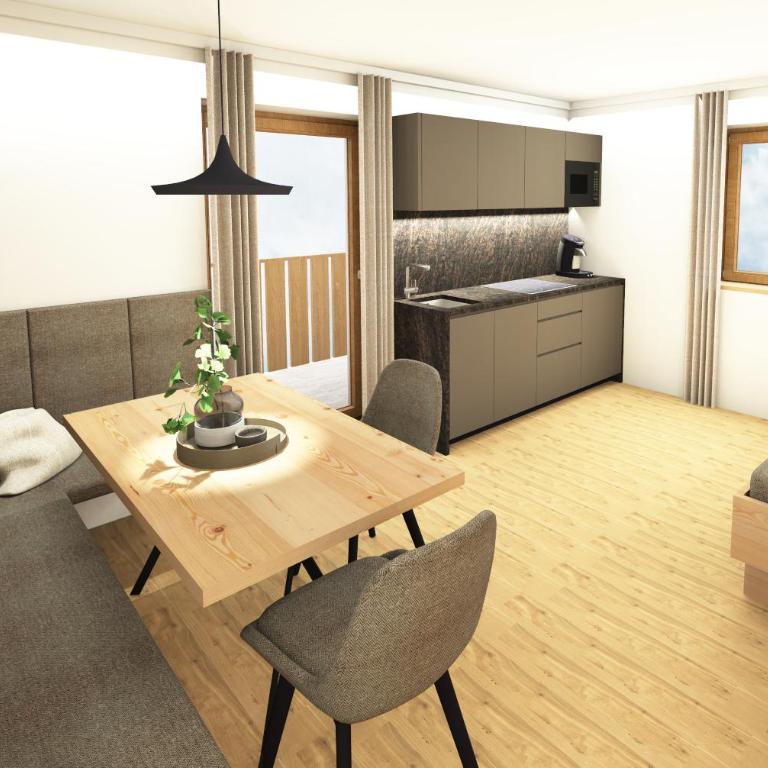 Aparthotel Alpenfriede - Appartement 1 Chambre avec Balcon - 3