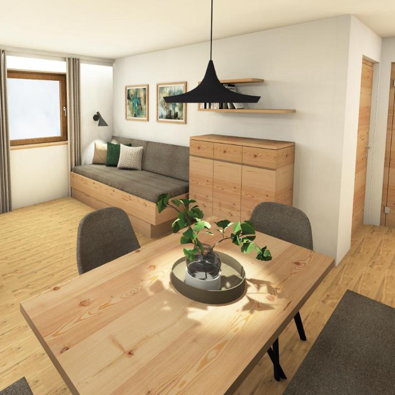 Aparthotel Alpenfriede - Appartement 1 Chambre avec Balcon et Vue sur les Montagnes - 2
