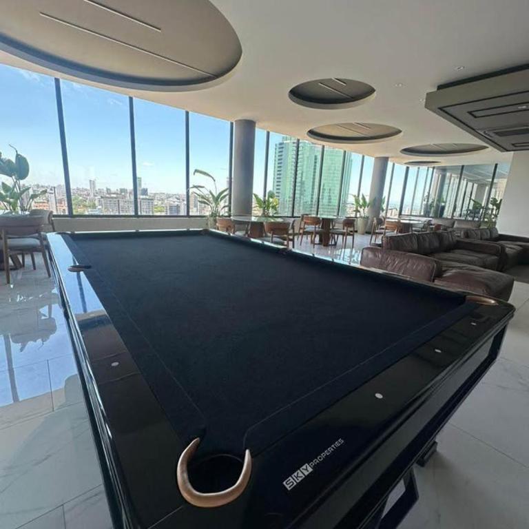 Balcon - Area de trabajo - Gym - Piscina - Sauna - One-Bedroom Apartment - 17
