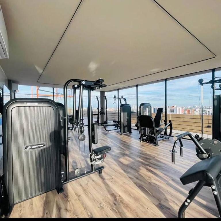 Balcon - Area de trabajo - Gym - Piscina - Sauna - One-Bedroom Apartment - 30