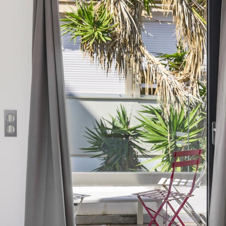 PalmbeeCannes 70m2, 2 chambres pour 4 Personnes avec bébé avec Terrasses a 200m des Plages, Palmbee Cannes - Appartement 2 Chambres - 32