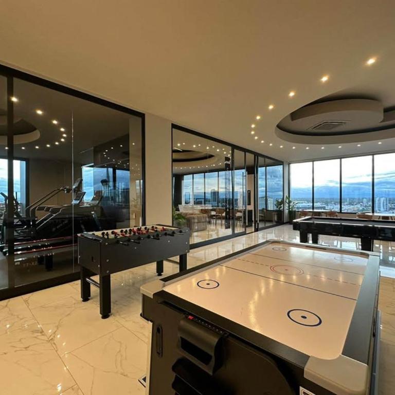Balcon piso 17 - Escritorio - Piscina - Gym - One-Bedroom Apartment - 27