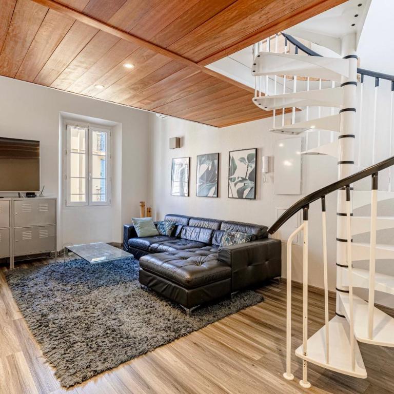 18 RIOUFFE - Stunning 2-bedroom duplex 20 meters from Palais - Appartamento con 2 Camere da Letto e Vista Città - 14