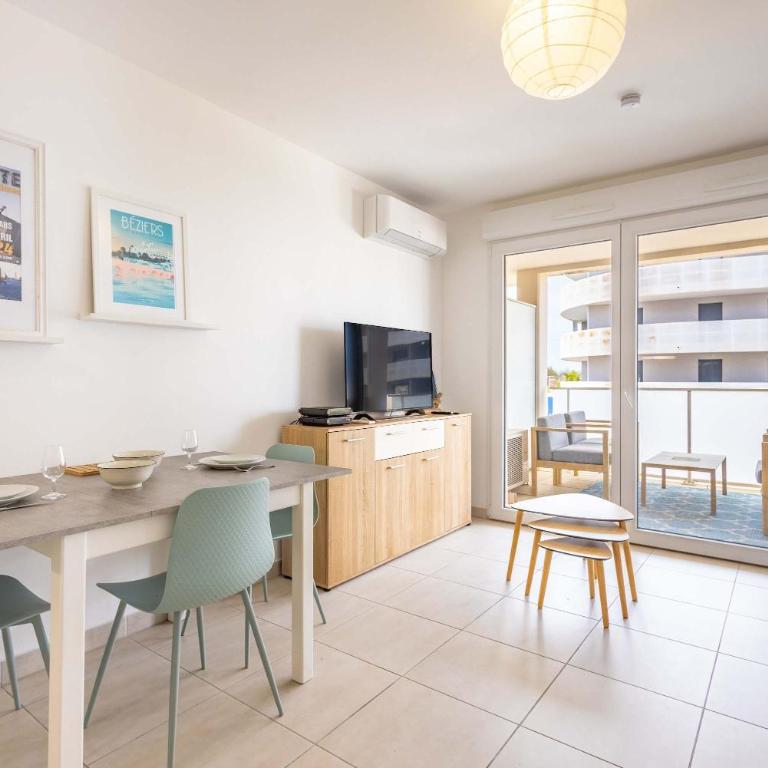 Appartement spacieux et lumineux dans une résidence à 650m de la mer - Appartement - 6