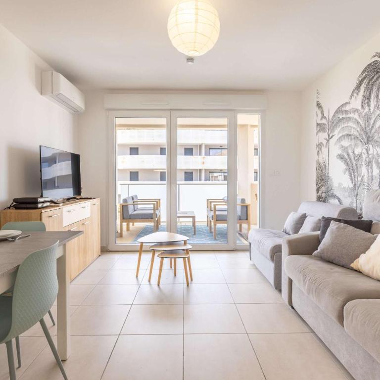 Appartement spacieux et lumineux dans une résidence à 650m de la mer - Appartement - 2