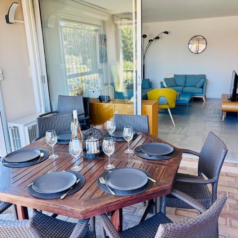Superbe appartement 6 couchages terrasse piscine et tennis - Apartamento de 3 dormitorios - 5