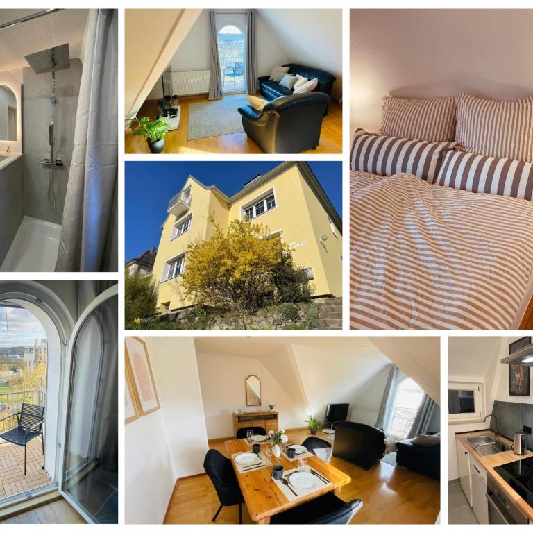 Giebelglück - 3 Zimmer, direkt an der UniKlinik, 2 Schlafzimmer, 4 Gäste, WLAN - Apartment mit 2 Schlafzimmern und Balkon - 1