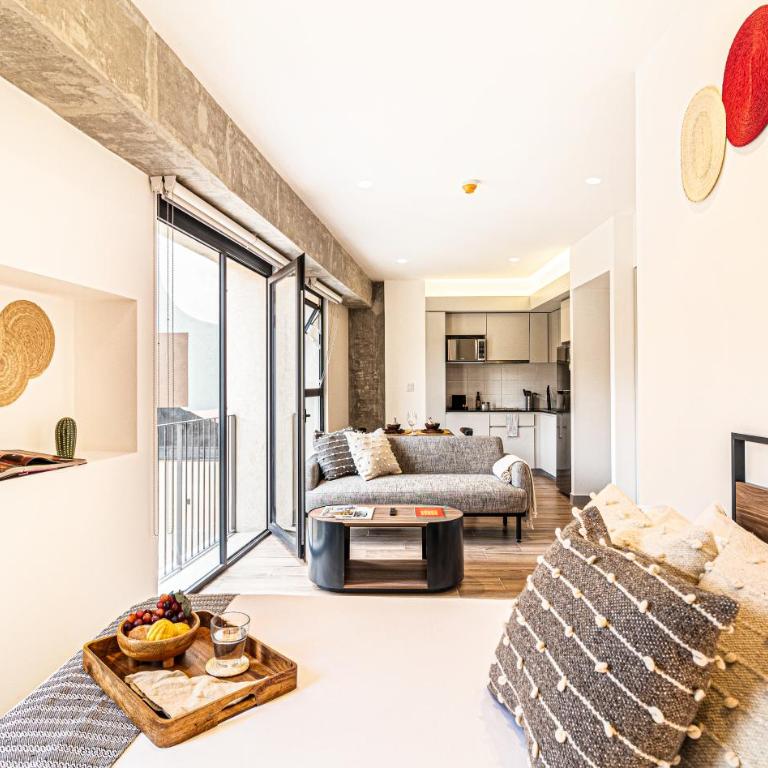 Kukun Reforma & Downtown - Deluxe studio apartment with queen bed - 1