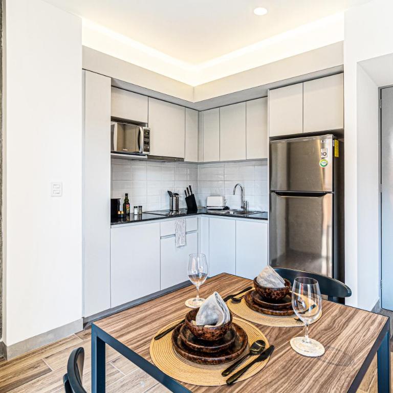 Kukun Reforma & Downtown - Deluxe studio apartment with queen bed - 4