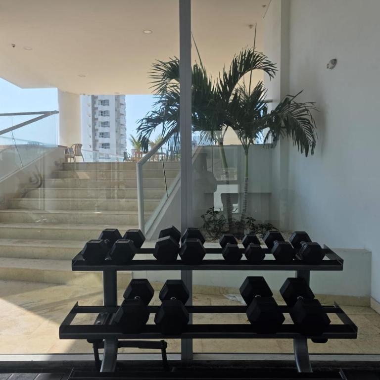 CARTAGENA 3BR WiFi AC pool Parking beach and sea alquileraptocartagena - Three-Bedroom Apartment - 32