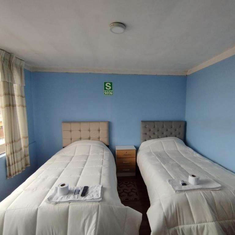 Inti Ut'ha - Habitación Doble con baño privado - 2 camas - 4