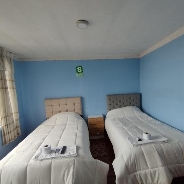 Inti Ut'ha - Habitación Doble con baño privado - 2 camas - 6