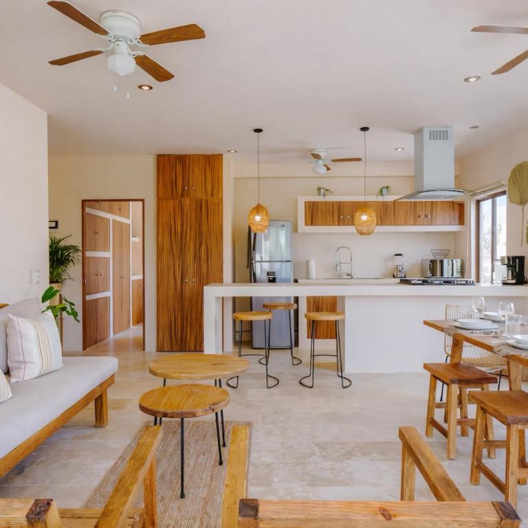 Apartment Boho Pool and Cenotes in Tulum 2 Bedrooms - Apartamento de 2 dormitorios con balcón - 2