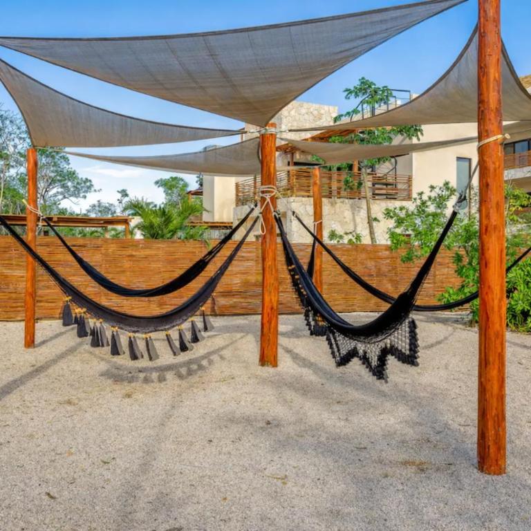 Apartment Boho Pool and Cenotes in Tulum 2 Bedrooms - Apartamento de 2 dormitorios con balcón - 22