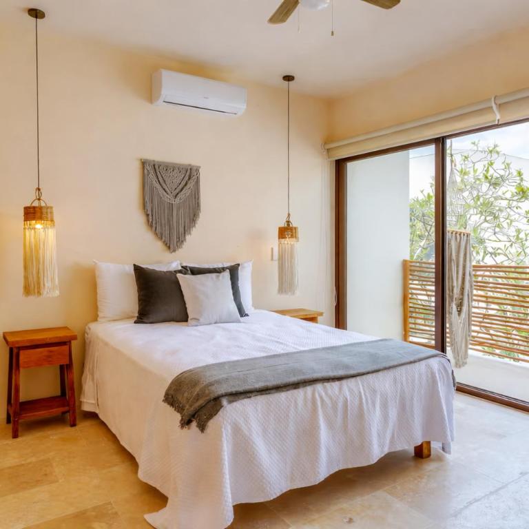 Apartment Boho Pool and Cenotes in Tulum 2 Bedrooms - Apartamento de 2 dormitorios con balcón - 24