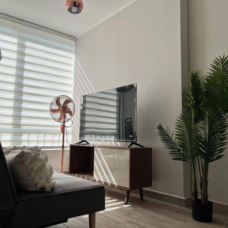Cool Santiago para 4, Movistar Arena, Parque O'Higgins, Club Hipico & metro D111 - Two-Bedroom Apartment - 13