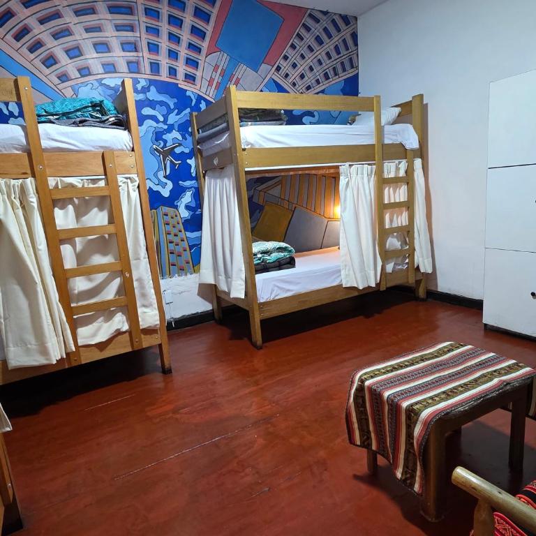 Hostel MALLKU - Cama en habitación compartida mixta de 6 camas - 2