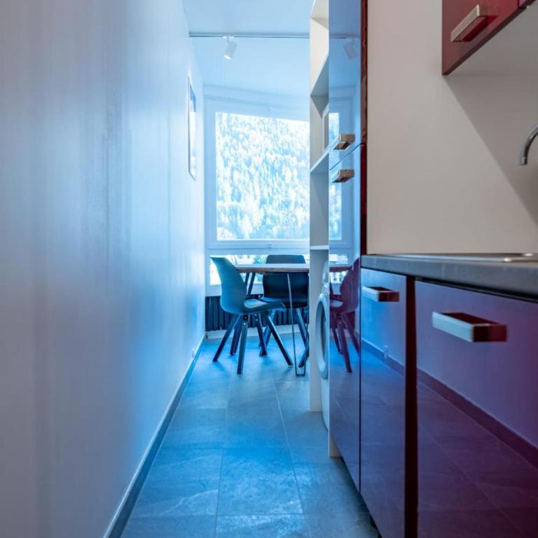 Studio center summer pool Mont-Blanc view - Estudio - 5