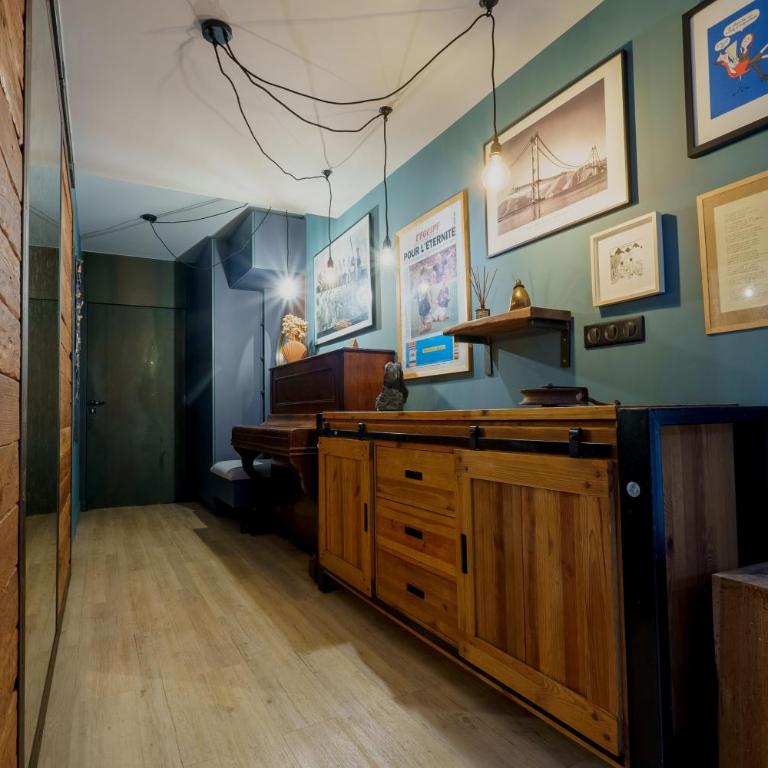 Loft Moderne et Familial- Port de Nice - 2 chambres- Parking - Climatisation - Appartement 2 Chambres Deluxe - 18