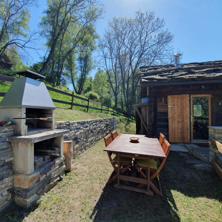 Magnifique grange rénovée cosy Le Muzet, Val d'Hérens - Chalet mit 1 Schlafzimmer - 1