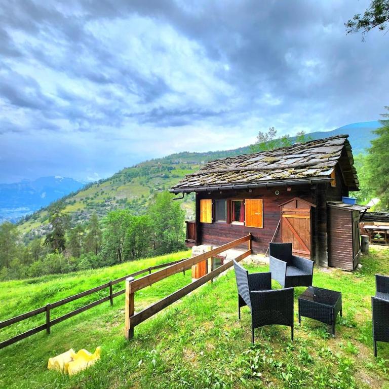 Magnifique grange rénovée cosy Le Muzet, Val d'Hérens - Chalet mit 1 Schlafzimmer - 3
