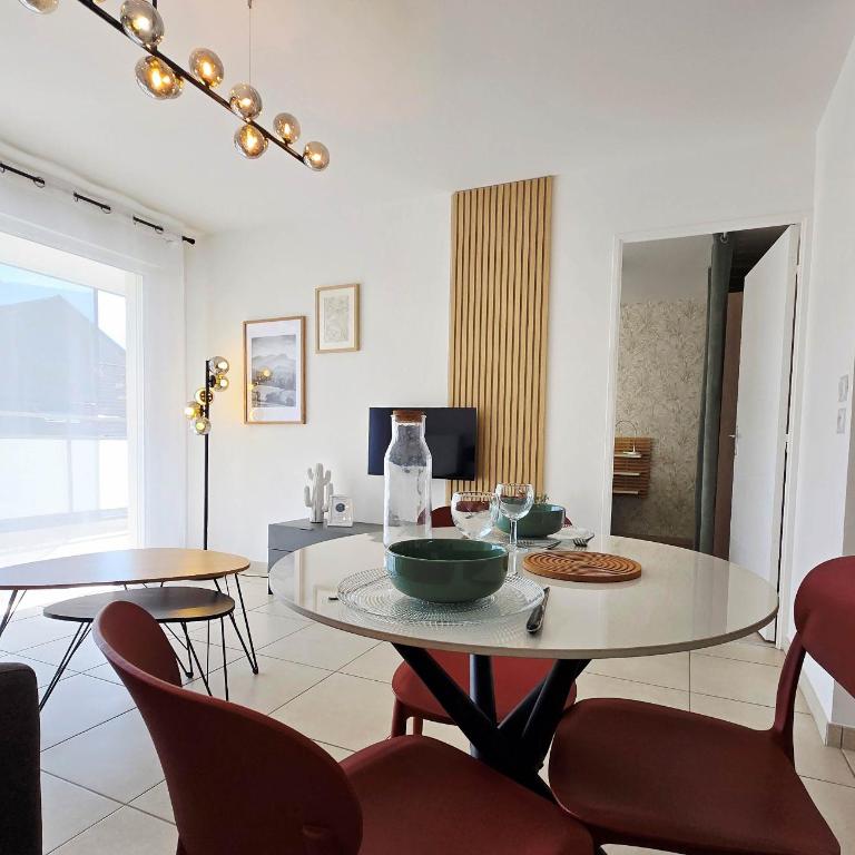 LE 84 - Entre ville et lac, au calme - terrasse - place de parking SEJOURAIXLESBAINS - Apartment mit 1 Schlafzimmer - 4