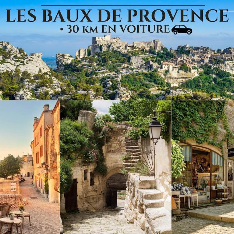 L Oustaou d Avignoun - Clim & Cour Privative - One-Bedroom Apartment - 19
