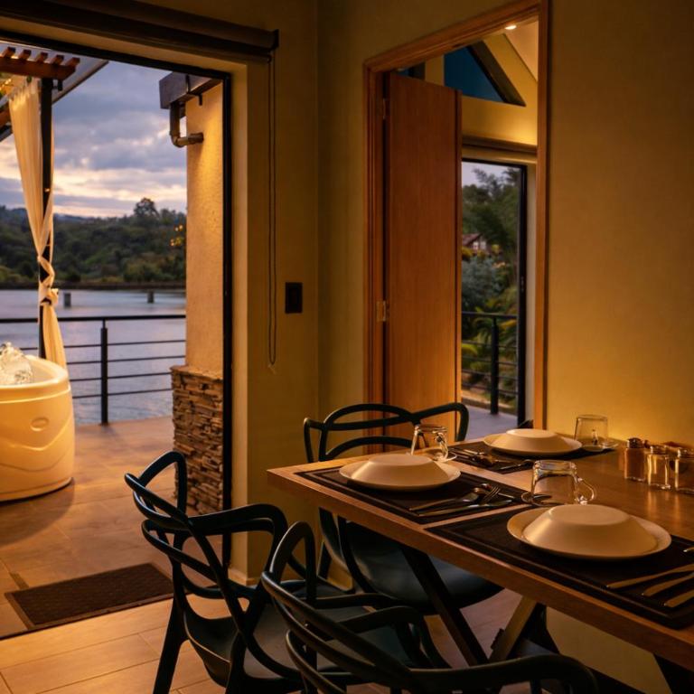 Cabaña con Jacuzzi frente al Lago - Villa Deluxe - 14