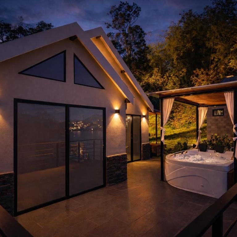Cabaña con Jacuzzi frente al Lago - Villa Deluxe - 17