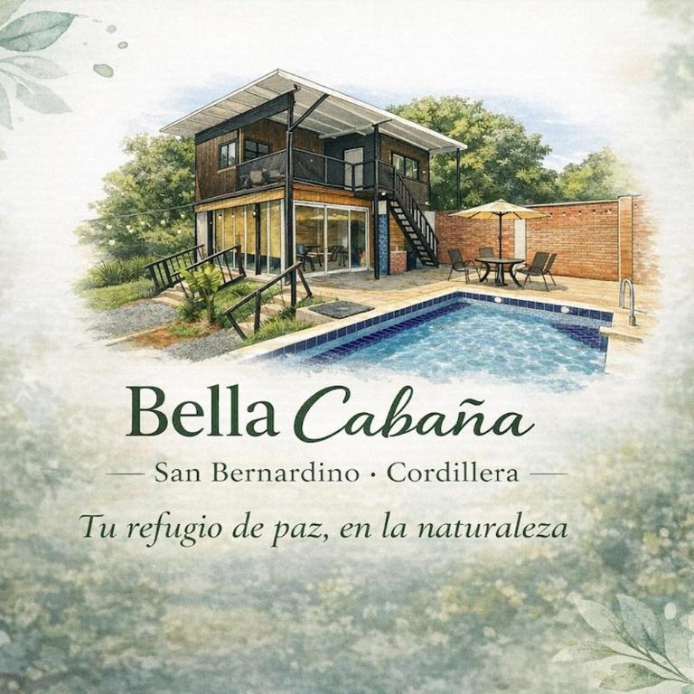 Cabaña con piscina y vista al lago - Three-Bedroom House - 2
