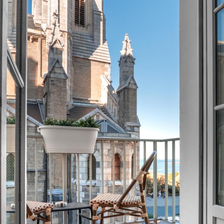 Hotel de l'Océan et restaurant - Coeur de ville - Chambre Double Supérieure avec Balcon - 7