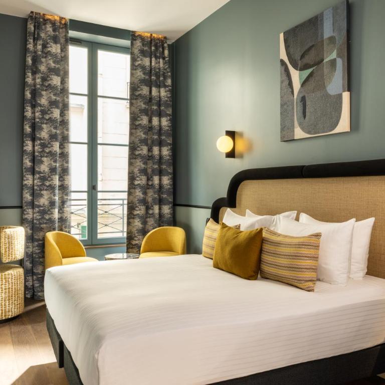 Hôtel le 6 Tiquetonne - Chambre Lits Jumeaux Supérieure - Vue sur Ville - 1