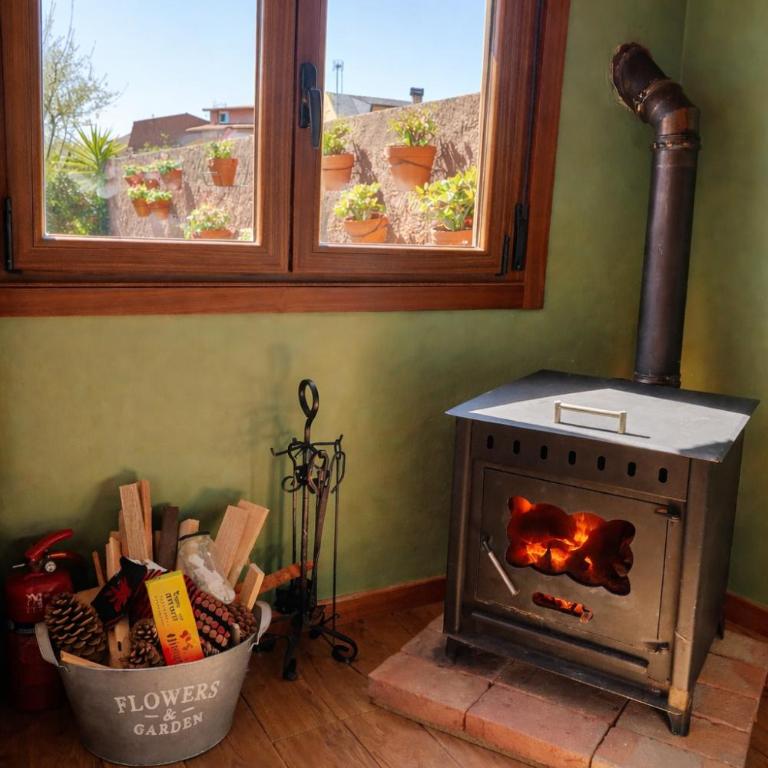 Tranquila casita de invitados en Vigo con chimenea - Casa con 1 dormitorio - 17